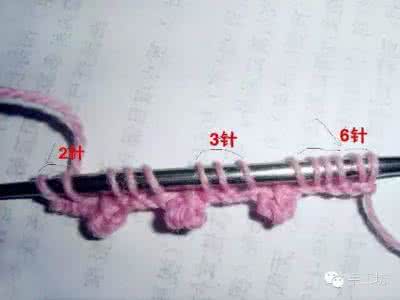 棒针狗牙针收针图解 狗牙边的起针、收针编织教程！