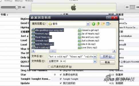 苹果如何同步音乐文件 iTunes怎样同步音乐及视频文件