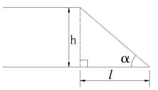 坡度和坡比 坡度 如图,斜坡AC的坡度(坡比)为1:,AC=10米.坡顶有一旗杆BC,旗杆顶端B点与A点有一条彩带AB