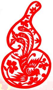 窗花剪纸图案大全 窗花剪纸吉祥葫芦图案与窗花教程