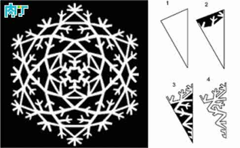 雪花剪纸教程图解 剪纸雪花 雪花剪纸教程-雪花剪纸