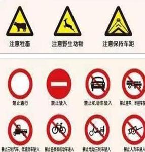 交通标志标识 小标识大作用 不容易记住的交通标志