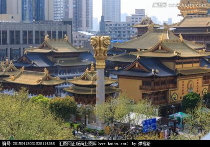 上海静安寺大钟坠落 静安寺 (上海) (青苹果140808N)