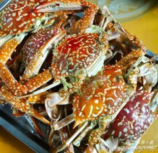 北海花蟹 北海美食--清蒸花蟹