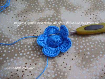 德国爱尔兰花钩针图解 【钩针】爱尔兰五叶叠花