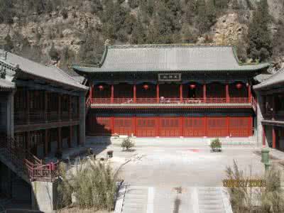 交城县石壁林场 世界著名宗教建筑——山西交城石壁寺