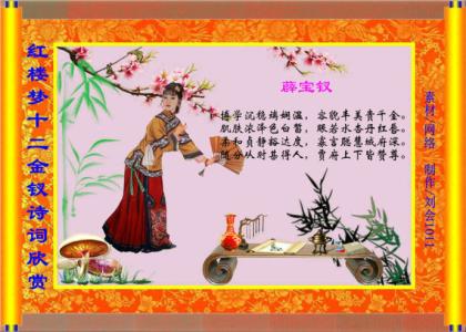 红楼梦诗词精华欣赏 红楼梦诗词音画欣赏