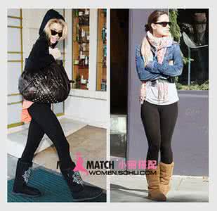 怎么看腿型 雪地靴搭配绝招 腿型怎么看怎么美