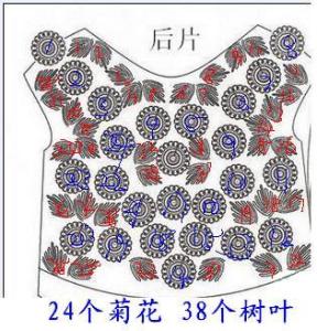 爱尔兰山菊花拼花钩衣 《【引用】超美的菊花钩衣 带图解》