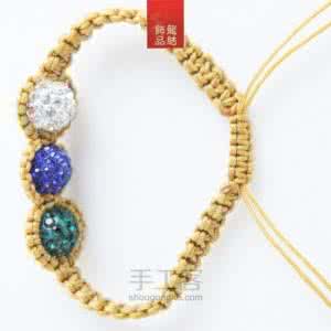 教你编简单漂亮的手链 教大家编一条简单的手链