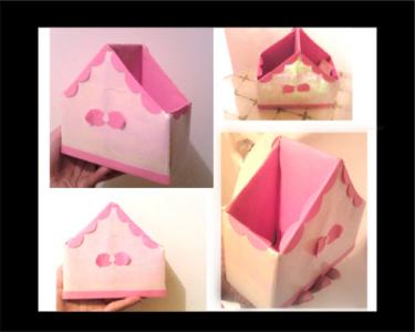 笔筒折纸教程 教你折笔筒。只要选好自己喜欢的包装纸就可…