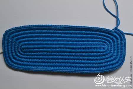 针织衫衫钩法 针织袋底部钩法