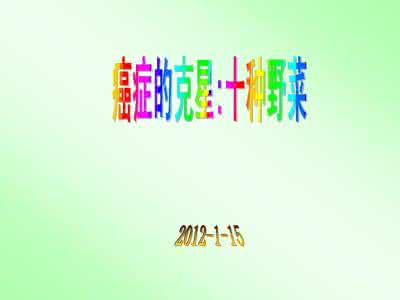 肺癌的克星 肺癌的克星文档