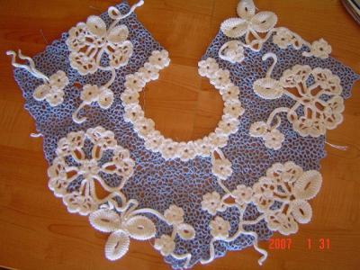 钩针针法符号 钩针符号----“引拨针”图解