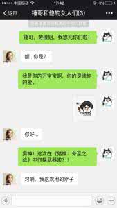 锤哥 锤哥和小万的聊天记录不幸流出……