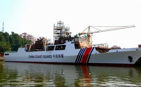 海警执法船沉没 简氏：解放军一神秘海警船惊现广东 震惊世界