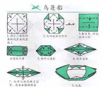 乌篷船的折法 乌篷船的折法 乌篷船怎么折？乌篷船的折法