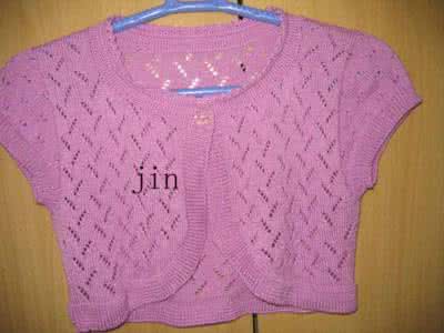 圆领童装批发 【童装系列】雪青色丝光棉圆领圆摆小开衫