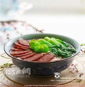 肉丝汤面条的简单做法 油菜肉丝汤面条的做法