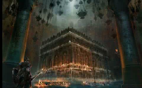 幽邃教堂地图 幽邃教堂地图 意境幽邃的对月图
