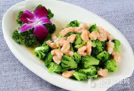 蒜蓉西兰花虾仁的做法 西蓝花炒虾仁的做法