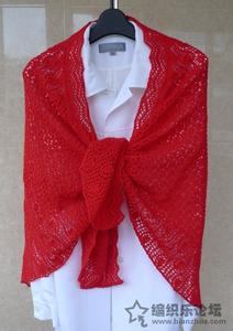 2016钩针围巾披肩图解 围巾·披肩 钩披肩的花样图解，很有特色的披肩款式