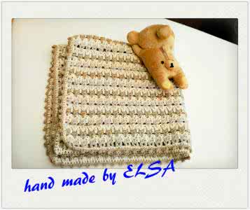 最适合钩毯子的图片 3天就能钩完的BB毯子