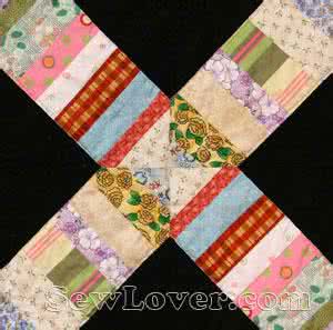 碎布缝制的拼布被图片 碎布X拼布图谱制作方法