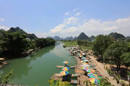 阳朔遇龙河风景区 阳朔遇龙河风景区 阳朔旅游风景好吗？阳朔值得去吗？