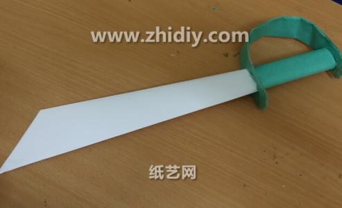 折纸海盗刀 手工折纸海盗刀的折纸制作教程