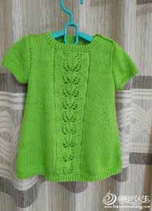 明月棒针叶子花毛衣 【棒针】叶子花交叉衣