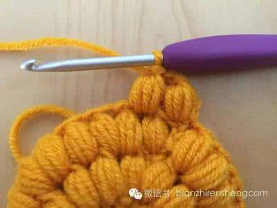 钩针枣子针的织法图解 【钩针教程】可爱的枣子