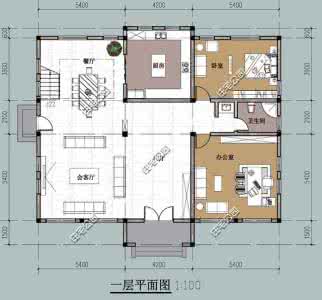 农村小别墅设计图 那套经典农村别墅11X10米 加大改版了  含平面图