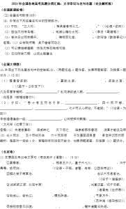 高考语文试题分类汇编 2014年高考语文试题分类汇编（六）文学常识