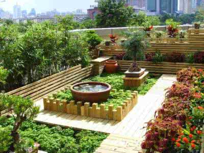 海绵城市屋顶花园 【海绵屋顶设计】屋顶花园的设计及搭配