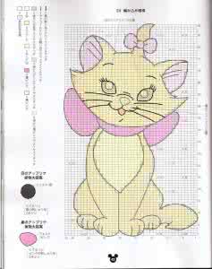 女婴毛衣编织款式图案 【转】儿童迪士尼图案的毛衣编织款式图案图解大全