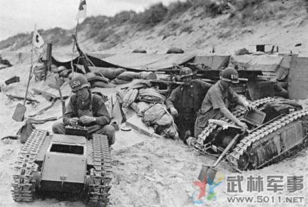 二战欧洲战场 二战战场上的精灵:各国的遥控坦克 精灵