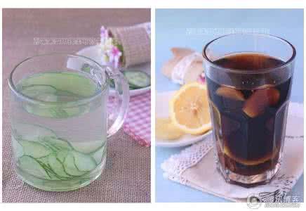 柠檬可乐生姜茶 清香黄瓜茶*柠檬可乐生姜茶--两款暖胃驱寒的冬季热饮