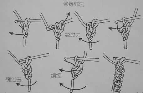 钩针编织带子视频教程 教大家一个钩带子的方法