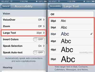 iphone6plus字体大小 iphone6plus字体大小 苹果iPhone7 Plus粗字体怎么设置