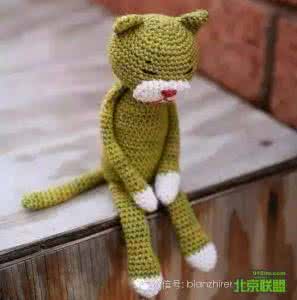 萌小猪玩偶钩针图解 超萌钩针猫猫玩偶图解