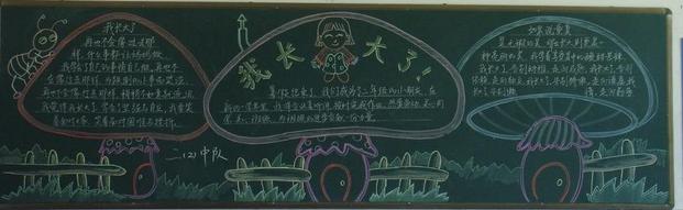 新学期黑板报素材 新学期黑板报素材 新学期我长大了
