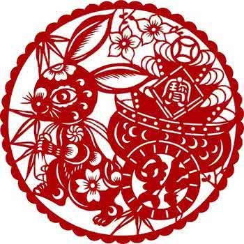 窗花剪纸图案大全 兔年剪纸图案与剪纸窗花教程