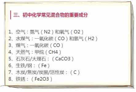 中考化学必考知识点 中考化学必考知识点 150条中考必考知识点，期末轻松提20分