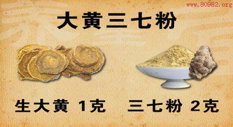 活血化瘀能用三七粉吗 大黄三七粉降血脂、通经络、活血化瘀