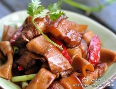 豆腐皮烧肉 私房菜：豆腐皮烧肉