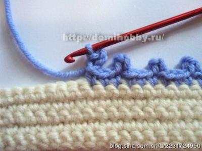 钩针编织狗牙边教程 【初学者的钩针教程】“狗牙边”