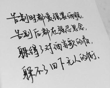 爱情句子伤感 爱情伤感的句子 数不清这是第几次对自己说着要放下你