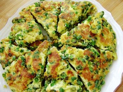 豆角煎蛋饼 家常菜——豆角煎蛋