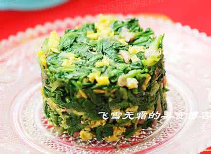 蚝油菠菜的做法 蚝香菠菜塔的做法